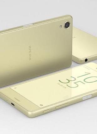 Мобільний телефон смартфон sony xperia x f5121 3/32gb gold ref - екран 5'', 1 sim, 2620 маг, з гарантією