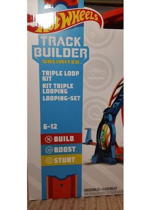 Трек hot wheels "track builder" трек hot wheels "stunt garage"5 фото