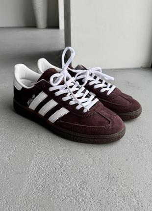 Кроссовки adidas spezial brown white