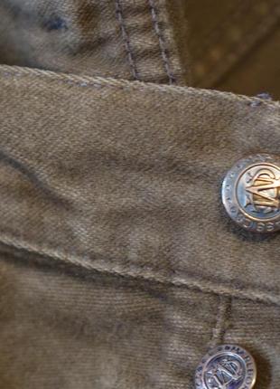 Широкие винтажные х/б джинсы цвета оливы malboro classics  сша 36/343 фото