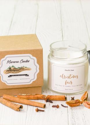 Ароматична соєва свічка в баночці. marama candles