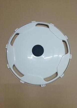 Колпак 17,5 см на tir задний плоский пластик белый