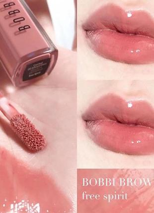 Bobbi brown crushed oil infused gloss free spirit блиск масло для губ7 фото