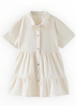 Легкое хлопковое платье zara