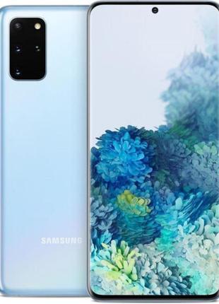 Смартфон samsung galaxy s20 (sm-g980fd) 8/128gb duos blue, 12+64+12/10мп, 6,2", exynos 990, 4000mah, 12 мес
