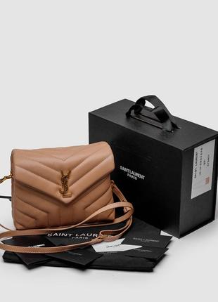 Сумка шкіра ysl toy loulou арт 99354 20 х 15 х 5.5 см