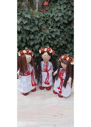 Текстильные куклы ручной работы1 фото
