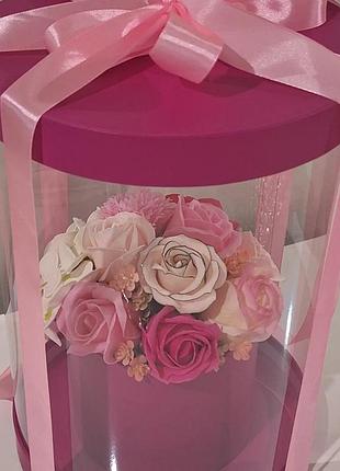 Букет из мыльных цветов