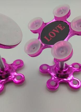 Тримач підставка для смартфона з вакуумними присосками 02077