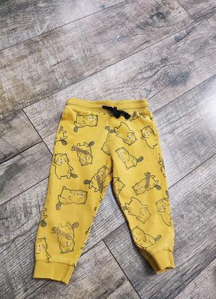 Штани двунітка петельки, so cute, р. 80-86, 12-18міс., довжина 44см