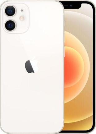 Смартфон apple iphone 12 128 gb white, 6.1" oled, refurbished