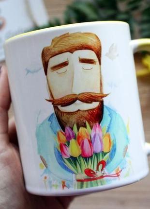 Чашка з ілюстрацією "all you need is spring"