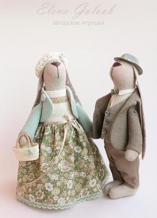 Романтическая пара "мистер и миссис  зайцевы"