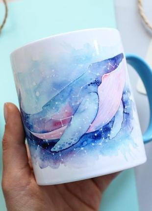 Чашка з китом "найкраща подорож та, яка не закінчується"