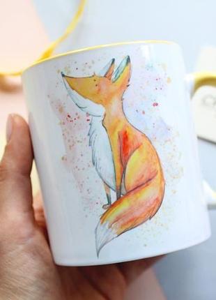 Чашка з лисичкою "бережи своє сонце"