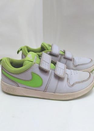 Кроссовки nike pico нат. кожа ст.21,5-22см на липучках на любой высокий подъем, кожаные1 фото