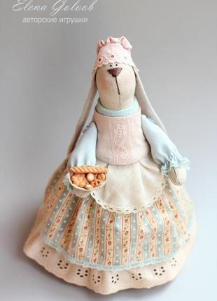 Зайка хозяйка "булочница"