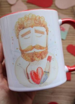 Чашка з принтом "ми разом творимо кохання"