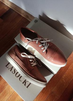 Шикарні шкіряні жіночі туфлі lasocki черевички туфли