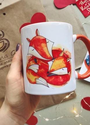 Чашка з авторським принтом "потонути, в твоїх обіймах"