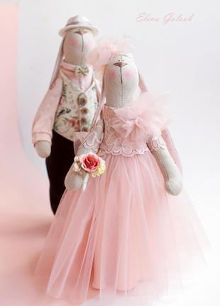 Свадебные зайки "утренняя заря"