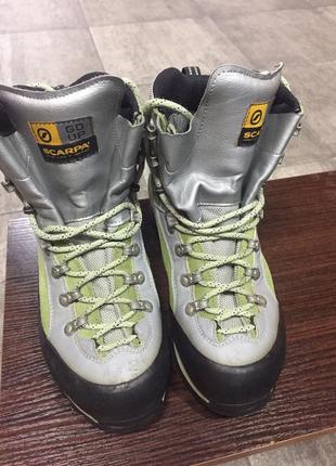 Ботинки трекинговые scarpa triolet  gore-tex. 40 р./26 см.3 фото