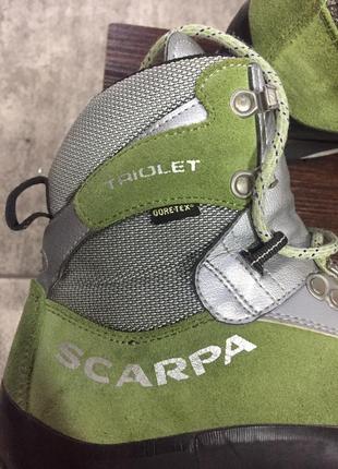 Ботинки трекинговые scarpa triolet  gore-tex. 40 р./26 см.6 фото