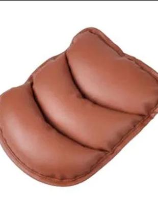 Подушка на подлокотник в салон автомобиля aiwa коричневый 00817