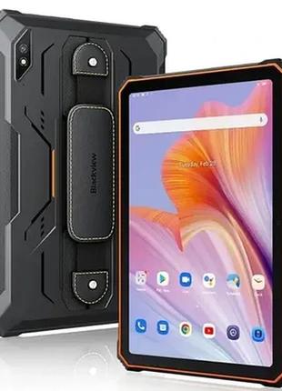 Планшет blackview active 8 pro 8/256gb orange 4g 16/16мп, 2sim, 8 ядер, 22000 mah, 10.36", ips, helio g99