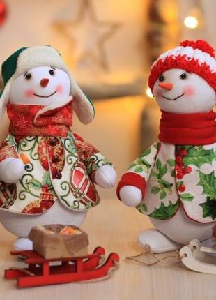 Сніговички-бешкетники новорічний подарунок1 фото