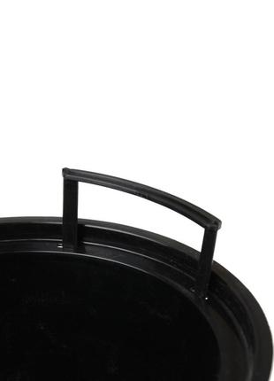 Горщик із вкладкою флоу ⌀ 40 см, сіро-бежевий морозостійкий3 фото