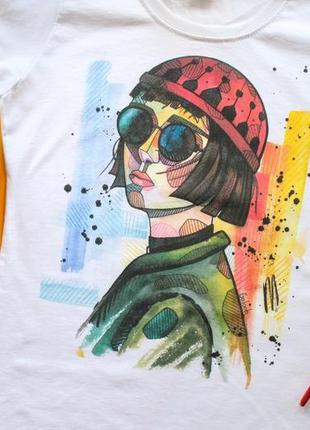 Футболка з авторським принтом "матильда"