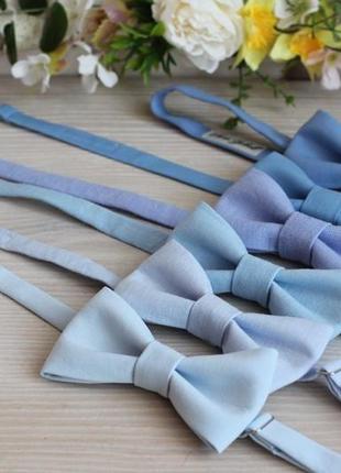 Краватки-метелики блакитні