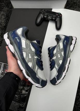 Кросівки asics gel-nyc navy white