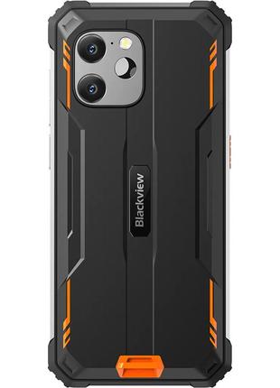 Смартфон blackview bv8900 8/256gb global nfc orange, 64+5/16мп, ip68 / ip69k, ips 6.5'', helio p90, 10380 мач