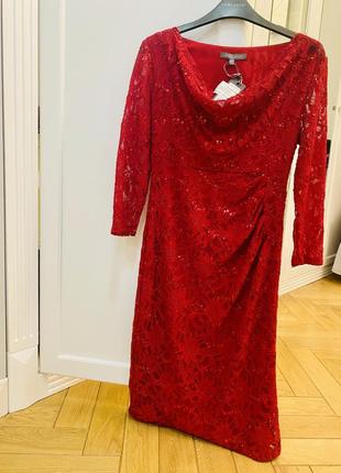 Червоне плаття laura ashley1 фото