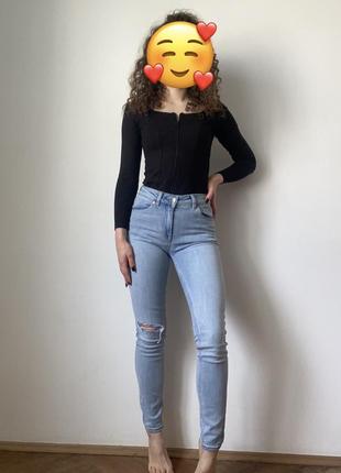 Сині джинси topshop