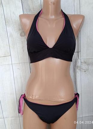 Раздельный купальник без чашечек на завязках размер м l