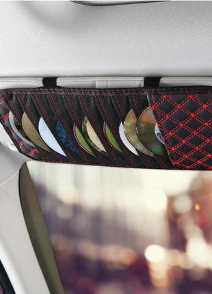 Органайзер на солнцезащитный козырек в салон автомобиля aiwa 03819