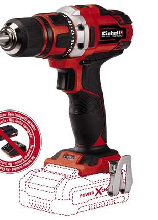 Шуруповерт аккумуляторный einhell te-cd 18/40 li - solo (4513925)