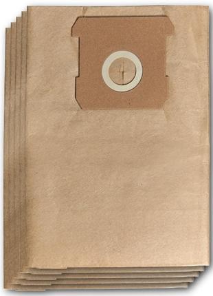 Мешки бумажные к пылесосам einhell 15л, 5шт (2351165)