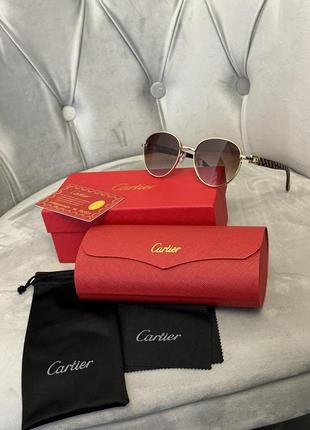 Солнцезащитные очки cartier полный комплект