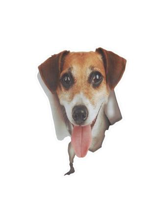 Наклейка на авто aiwa пес 3d  02133