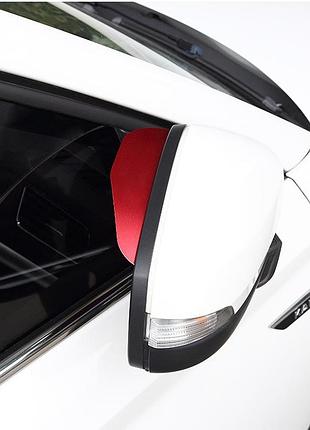 Автомобильные брови на зеркала заднего вида aiwa козырьки для защиты от дождя красный 041073 фото