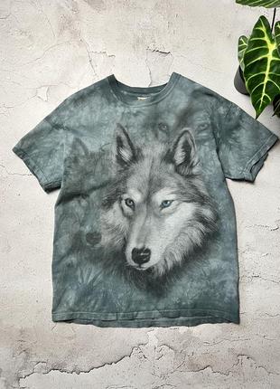 Футболка the mountain m wolf vintage