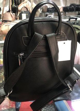 Красивий жіночий чорний рюкзак fashion4 фото