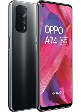 Смартфон oppo a74 5g 6/128gb prism black global, 48\16мп, 2sim, 6.5", 5000mah, 8 ядер, snapdragon 480, ips