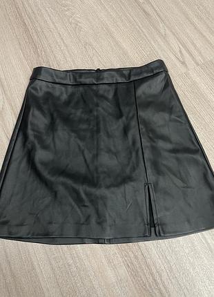 Кожаная юбка sinsay