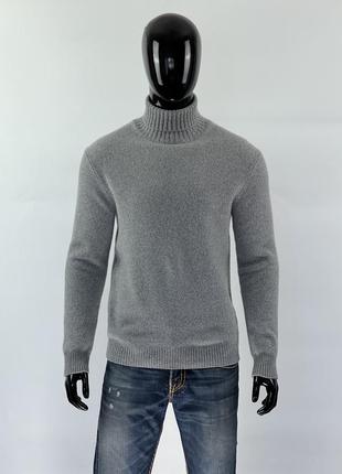 Італійський светр гольф alexander sachs merino wool cashmere1 фото