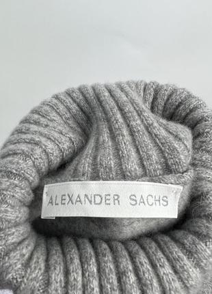 Італійський светр гольф alexander sachs merino wool cashmere6 фото